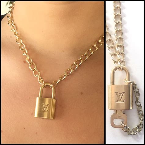 love lock pendant louis vuitton|Louis Vuitton padlock necklace.